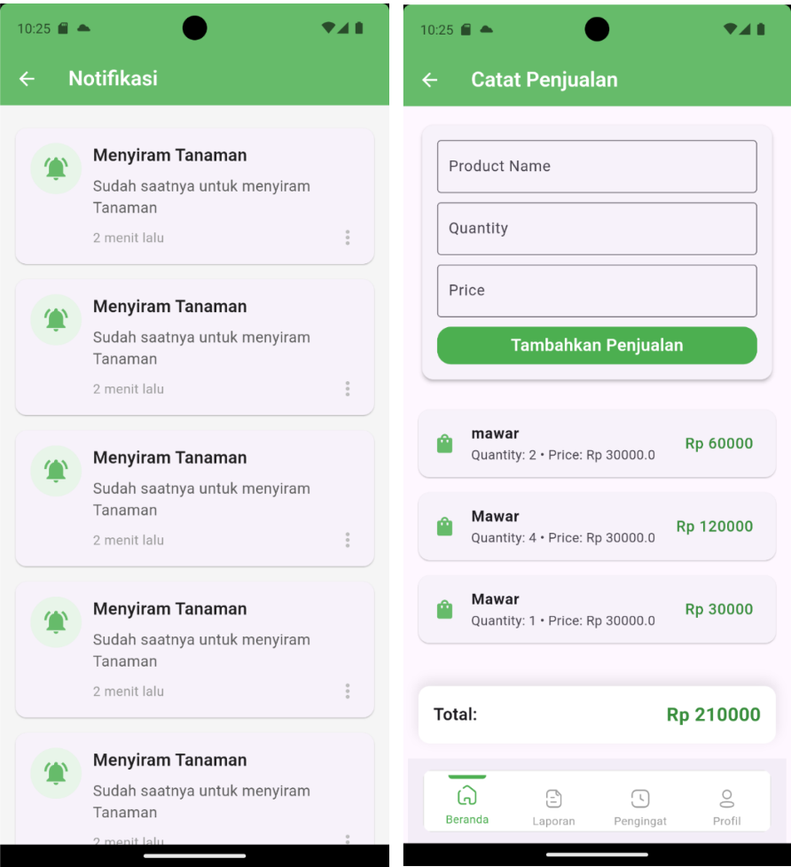 Mobile App - Manajemen Toko Bunga - Gambar 2